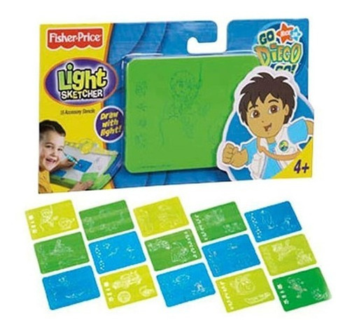 Go Diego Go Luz Sketcher Plantillas Por Fisher-price