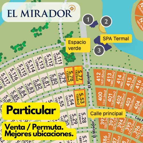 Lotes 1.500m2 El Mirador Club De Campo Barrio Country, Ruta 2 Km 90, Mejores Ubicaciones