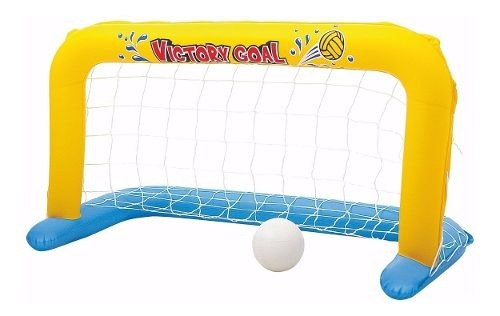 Water Polo Arco Inflable C/red Y Pelota Bestway Ideal Pileta