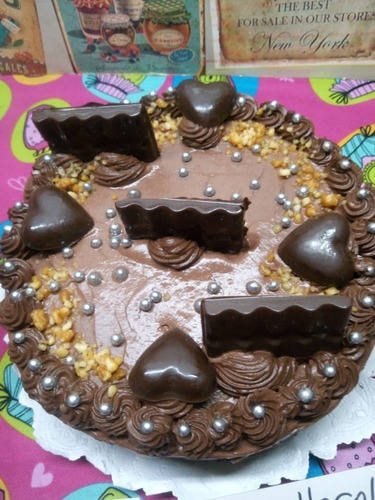 Torta Bombones De Chocolate S/azucar Apta Para Diabeticos