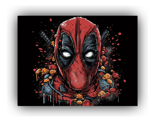 Poster Telas Sublimadas Deadpool Fantastico 50x40cm