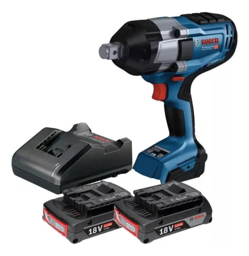 Chave De Impacto Bosch Gds 18v 1050h +2 Bateria 18v Bivolt