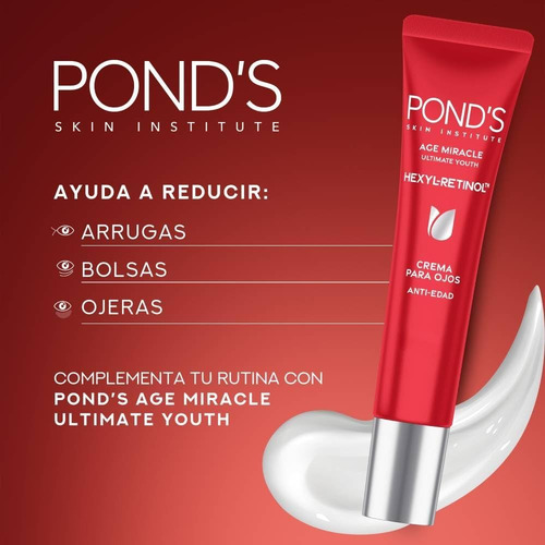 Pond's Contorno De Ojos Age Miracle Con Hexyl Retinol, 15ml