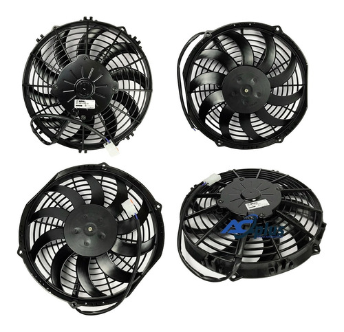 Eletroventilador 10 Polegadas 12v Soprante Perfil Baixo Spal