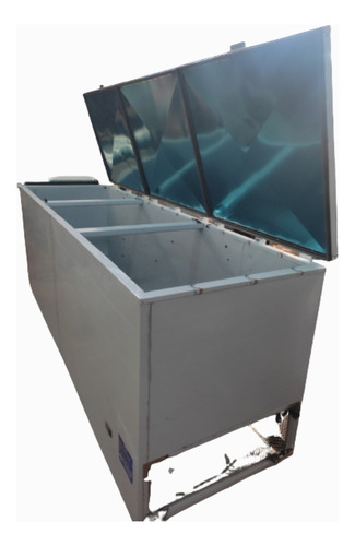 Freezer Horizontal Aço Inox 430 Externo, Interno 304 - 600 L
