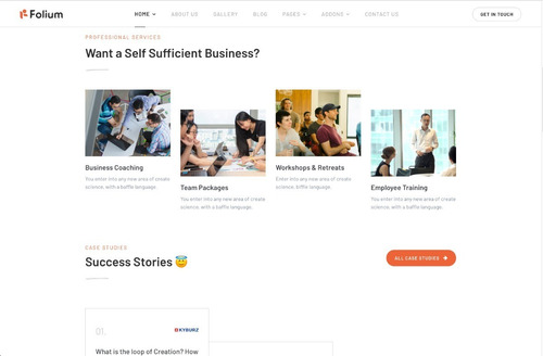 Plantilla Template Web Completa Portafolio Joomla Quickstart