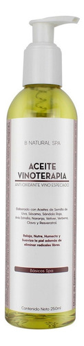  Aceite Vinoterapia Con Resveratrol Masaje Spa 250ml