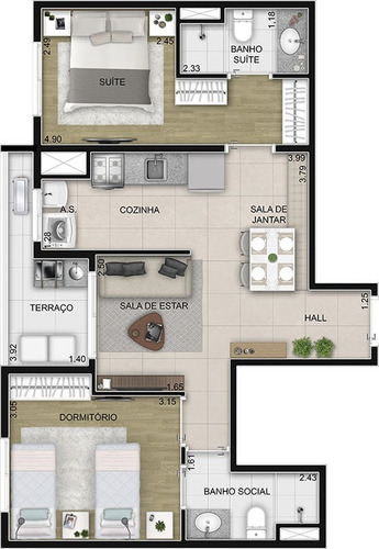 Imagem 11 de 14 de Apartamento À Venda No Bairro Bela Vista - Osasco/sp - O-7229-32619