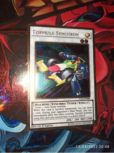 Fórmula Synchron Pgl2-en088 Yugioh!!!