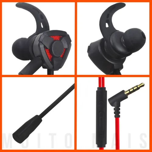 Auriculares intraurales para juegos Xtrad Sonora Natural LC-864 LC-864 rojos