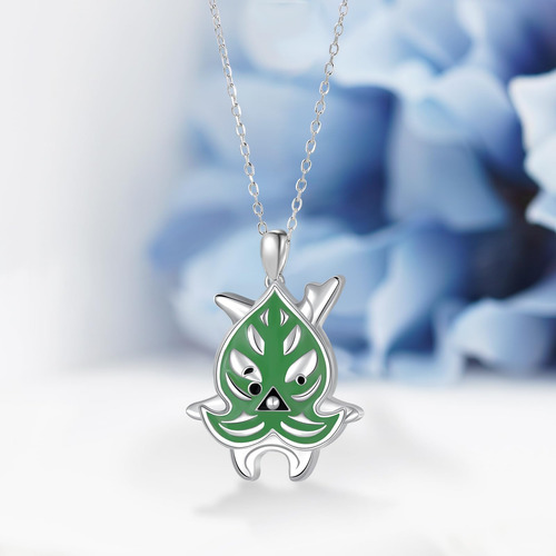 Collar Korok De Plata De Ley Leyenda De Zelda Collar Zelda J