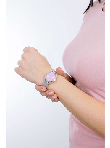 Relógio Guess Feminino Rosa Esteira 92650l0gdna9 W1197l3