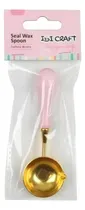 Comprar Cuchara Lacre Sello C\u002F Mango De Madera Rosa Pastel Ibi Craft Color de la tinta no aplica Color del exterior Rosa y Oro