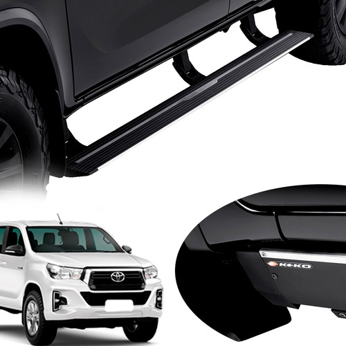 Estribo Elétrico Keko Hilux Cd 2016 A 20 21 22 23 2024 2025