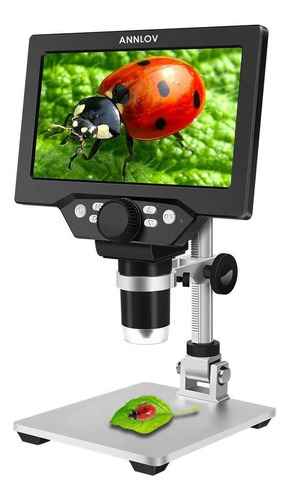 Microscopio Digital Lcd De 7 Pulgadas 1-1200x Usb Annlov 