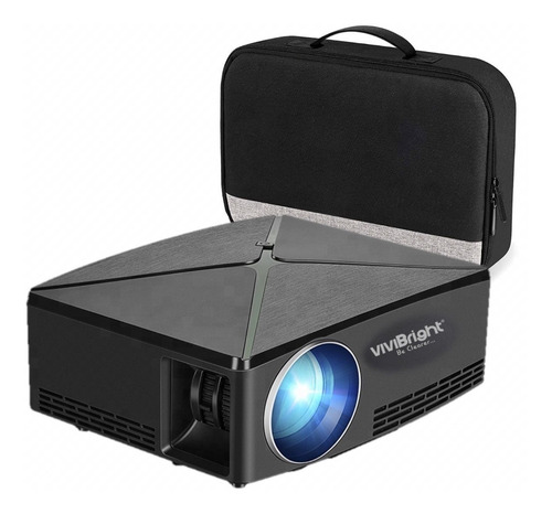 Imagen 1 de 8 de Proyector Led Portátil Smart Android Full Hd Multipuertos Miniteclado Incluido