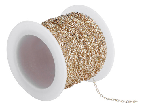 Accesorios De Joyería Diy Carrete De Cadena Plana O