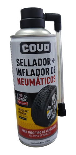 Inflador + Sellador De Fugas De Aire En  Cauchos Emergencia