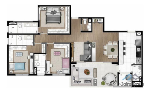 Apartamento Com 3 Dormitório(s) Localizado(a) No Bairro Perdizes Em São Paulo / São Paulo - 2974:906127