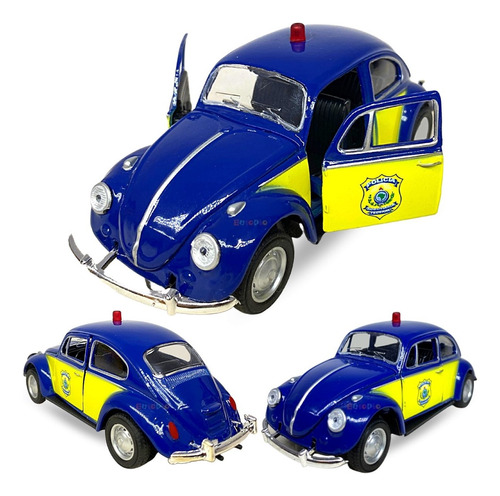 1 Miniatura Fusca Policia Rodoviaria Federal Prf Nacional