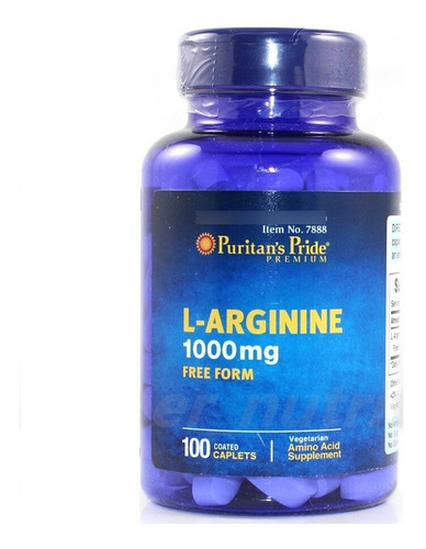 L-arginina 1000mg 100 Pastillas Importado De Usa Garantia***