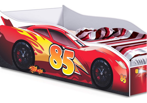 Jrlia Mcqueen Berço Cama Infantil Com Colchão Carro