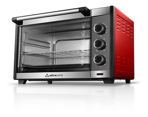 Horno de mesa eléctrico Ultracomb UC-45CN 45L negro/rojo 220V-240V