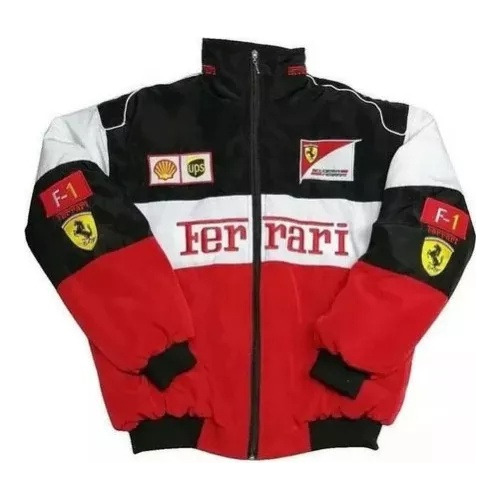 Chaqueta Vintage De Carreras De Motos De Otoño De Ferrari 23