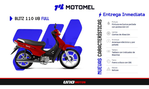 Motomel Blitz 110 Full No Smash Full Crono Full