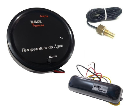 Medidor Temperatura Agua Vm Redutor Tensão 24v-12v Caminhão