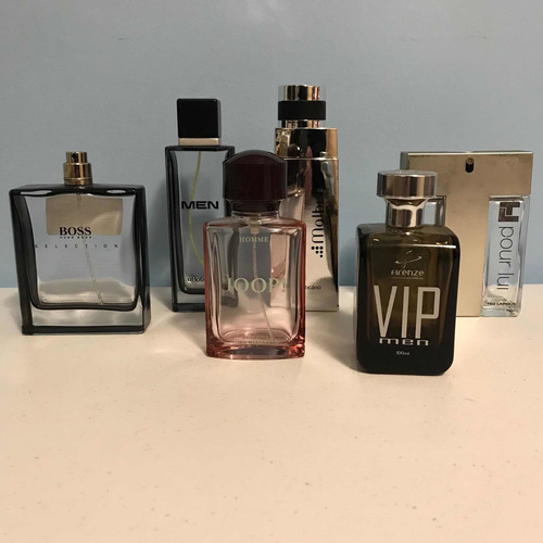 Lote De Vidros Vazios De Perfumes