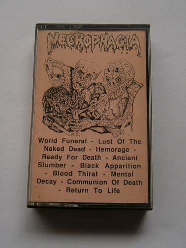 Necrophagia - Ready For Death (cassette Ed. U S A)