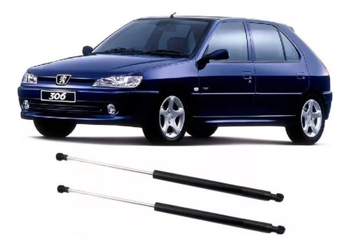 Kit X2 Amortiguadores Baul Trasero Peugeot 306 5 Puertas