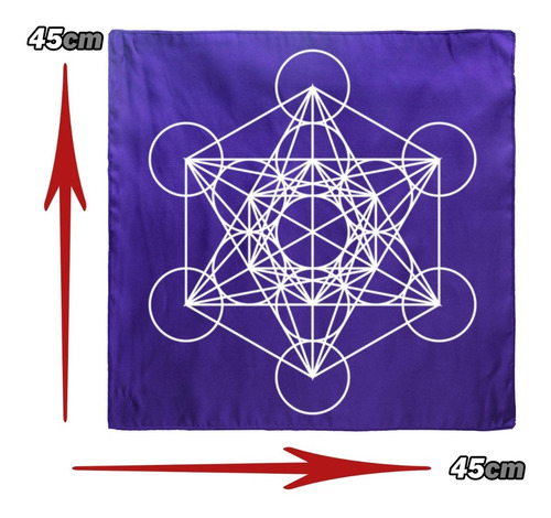 Imagen 10 de 10 de Tarot Marsella Español + Tapete + Morral Mod Cubo Morado