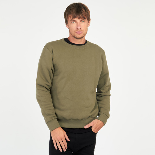 Buzo Hombre Kevingston Wells Liso Classic Fit Verde
