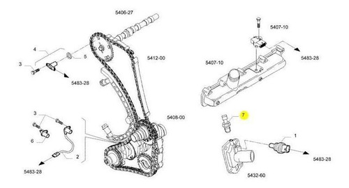 Sensor Temperatura Daily Original Iveco 504249355