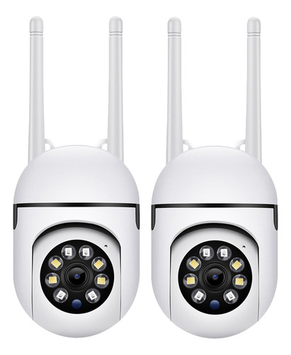 .. 2 Câmeras De Segurança Externas, Câmeras Wifi De 2,4 Ghz