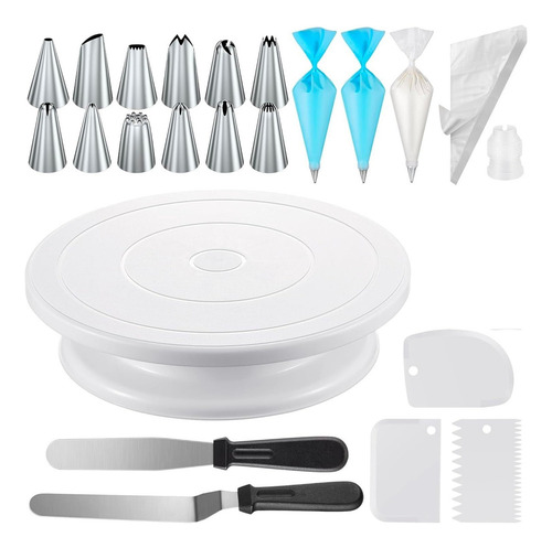 Kit De 71 Herramientas De Decoración De Pasteles Con Base