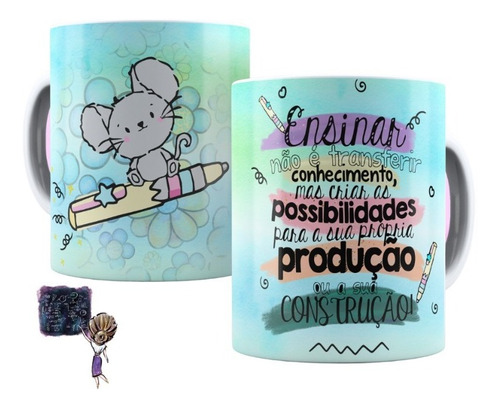 Caneca De Cerâmica Personalizada Para Dia Dos Professores!