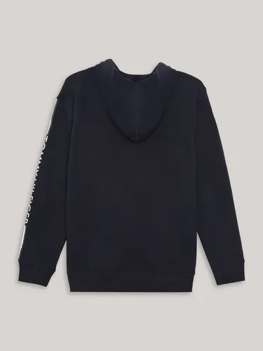 Polerón Hoodie De Niño Con Cierre Azul Tommy Hilfiger
