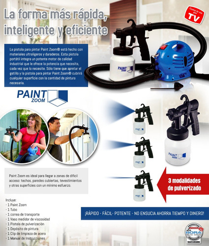 Pistola Con Compresor Pinta Facil Paint Zoom