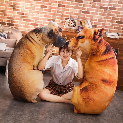 Xiaohong Almohada 3d Para Perro, Cojín De Peluche, Cojín De
