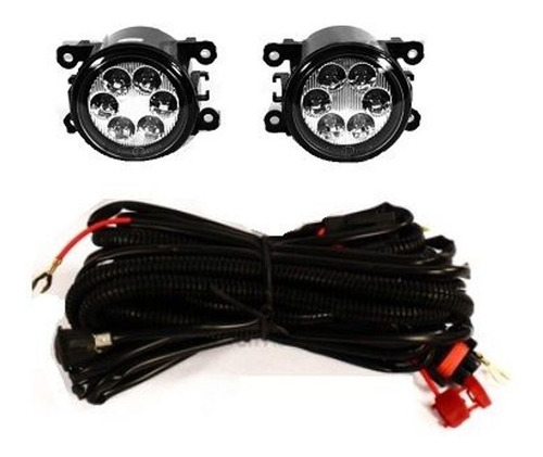 Kit Faros Auxiliares 6 Led Sandero Stepway 2009 A 2011