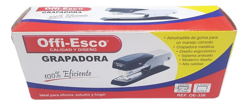 Engrapadora Mesa Offi- Esco 20 Hojas Oe-336