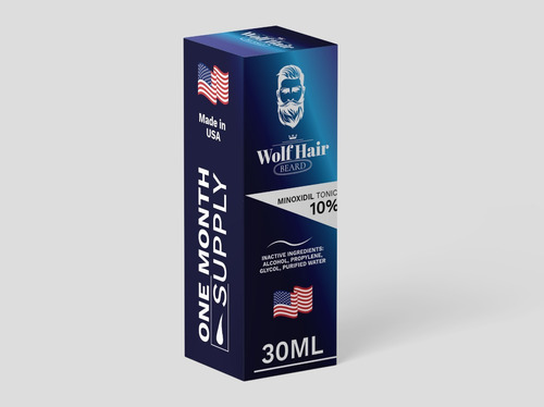 Minoxidil Wolfhair 10 % 1 Mes - mL a $60000