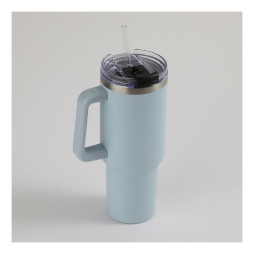 Vaso Térmico Quencher Dual 1.2 Litros Ac Inox Tapa | Thermos Celeste