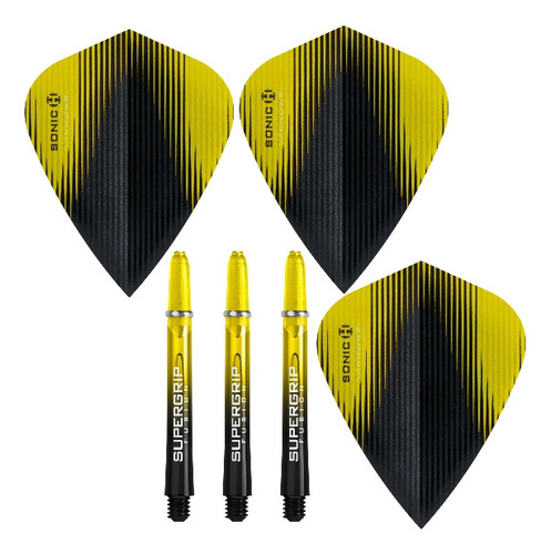 Kit Harrows Flights Sonic Kite E Shafts Supergrip Fusion Pro