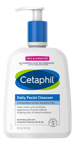 Cetaphil Limpiador Facial Para Piel Normal A Grasa - 473ml