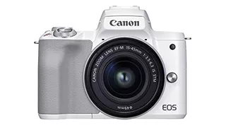 Canon Eos M50 Mark Ii + Ef-m 15-45 Mm Es Stm Kit White