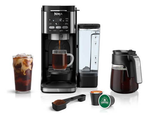 Ninja Cfp101 Cafetera Dual Brew Hot & Iced, De Una Sola Porc